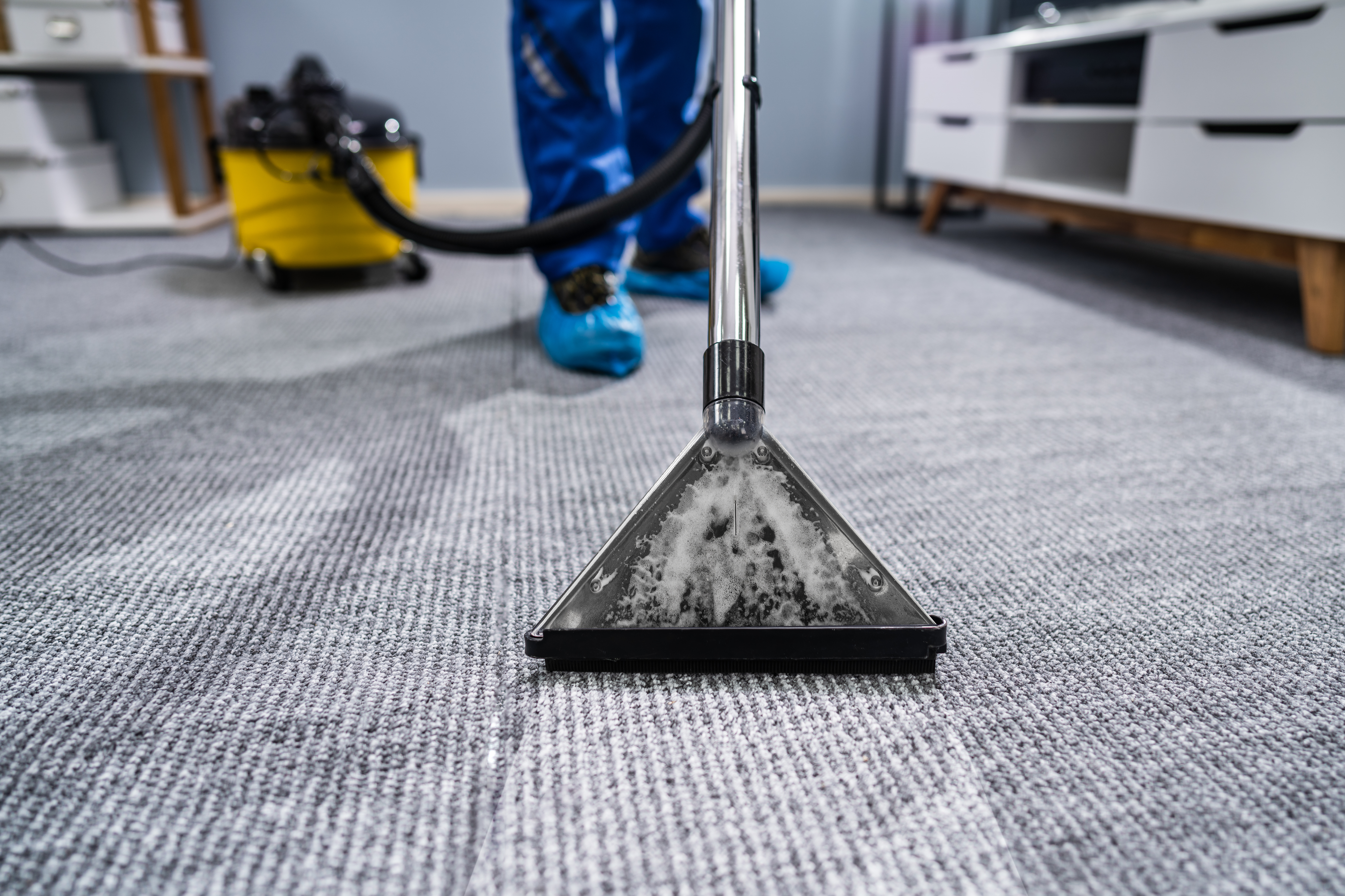 Professional carpet cleaning equipment